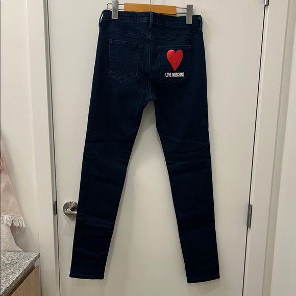 Love Moschino Dark Blue Skinny Jeans - Picture 3 of 7